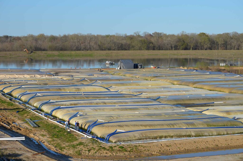 TITANTube® biosolids dewatering at Savanna Street WWTP, Jackson, Mississippi